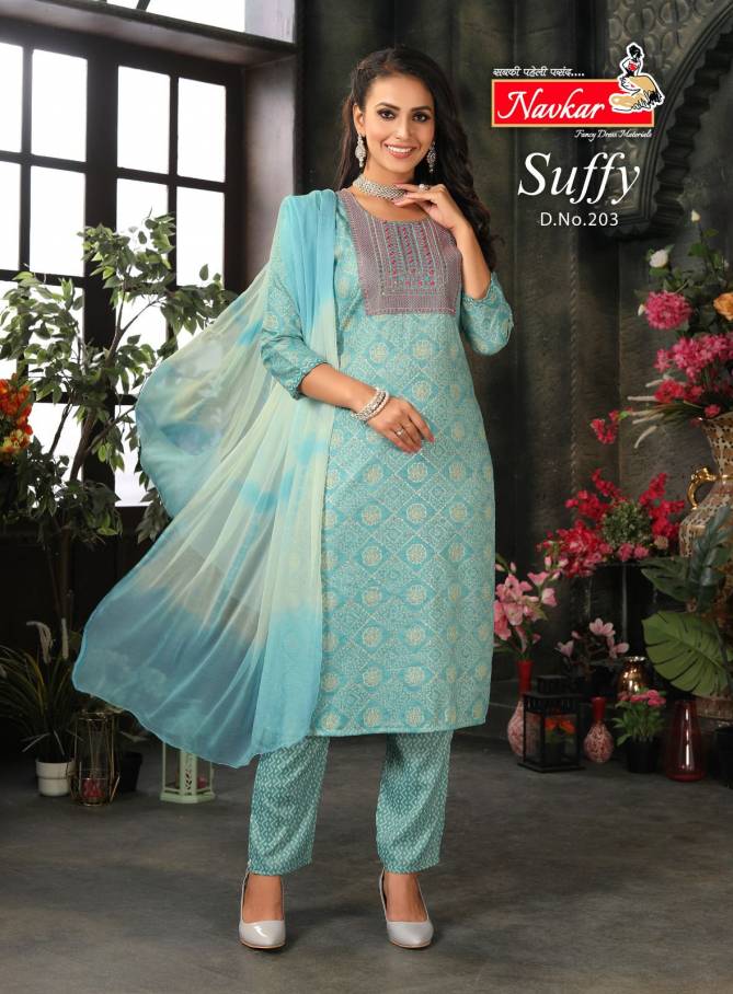 Suffy Vol 2 Navkar Fancy Wear Wholesale Printed Salwar Suits Catalog